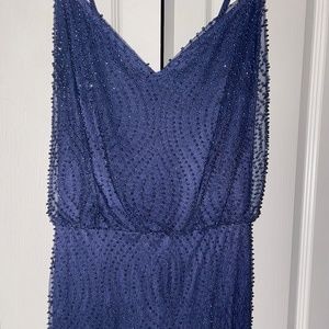Beaded floor length dress